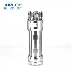 恒譜生液相色譜柱裝填裝置裝柱機(jī)勻漿罐配套一出一單接頭可定制，適用于柱管內(nèi)徑2.1#、3.0#、4.0#、4.6#、10#轉(zhuǎn)接頭