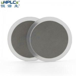 恒譜生HPLC在線過(guò)濾器PCTFE不銹鋼篩板液相色譜濾膜，OD22.4*ID19.0*H1.6
